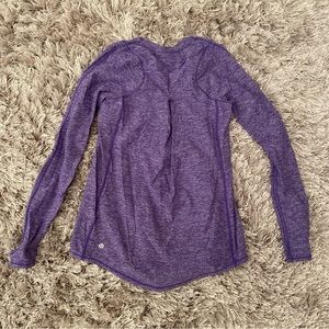Purple Lululemon long sleeve